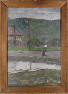 Бабицын Виктор Алексеевич. Дождливый день. Воскресенск 